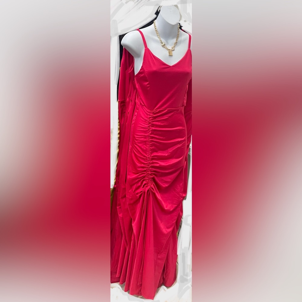 🔥🔥🔥GORGEOUS RED DRESS! For any occasion-formal or vacation dress!🔥🔥🔥